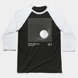 Homosapien / Minimalist Graphic Artwork Design Baseball T-Shirt